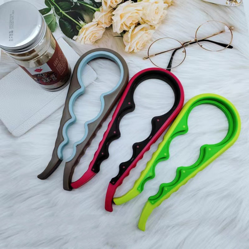 1pc Multifunction 4-in-1 Can Opener, Jar Gripper, Lid Opener, Bottle Opener