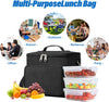 Lunch bag,Reusable Lunch Box Leakproof Cooler Bag for Adult,Collapsible Lunch Bag with Adjustable Shoulder Strap