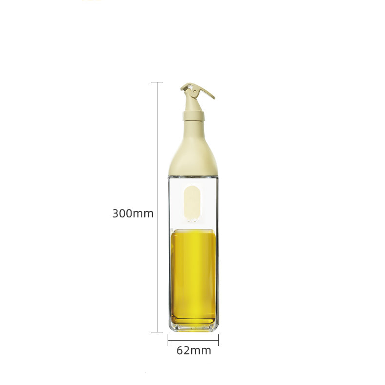 12 OZ Oil Dispenser with Label Bottle Glass Olive Oil and Vinegar Dispenser