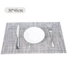 PVC Placemat, Non-Slip Heat Resistant Place Mats, Washable Vinyl Placemats