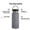 32OZ Flask Stainless Steel Wide Mouth Water Bottle with Flex Cap and Double-Wall Vacuum Insulation