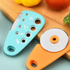 Kitchen Gadget Set 6 Piece Grater, Bottle Opener, Fruit/Vegetable Peeler, Pizza Cutter, Garlic/Ginger Grinder