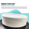 Compostable Paper Plates 8 Inches, Eco-Friendly & Natural Disposable Plates, Made of 100% Biodegradable Materials Eco Plates