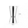 Stainless Steel Cocktail Measuring Cup Double Measuring Cup for Bar Party Wine Cocktail Drinks Shaker Professional Barista Drink Measuring Cup 20/30ml, 20/40ml.