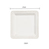 8‘’ Transmutation Glaze Porcelain Square Dinner Plates Serving Plate, Microwave and Oven Safe