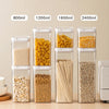 Food Containers with Easy Lock Lids 2400ml BPA Free Plastic Containers for Kitchen Pantry Organization and Storage, Ideal for Cereal, Sugar & Dry Food