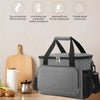 Insulated Lunch Bag for Women/Men - Reusable Lunch Box  Leakproof Freezable Cooler Bag with Adjustable Shoulder Strap