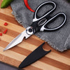 Black And White Stainless Steel Kitchen Scissors