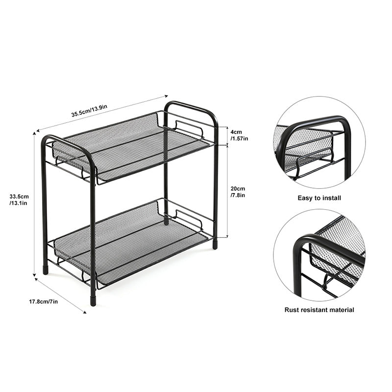 Spice Rack Organizer for Cabinet, Kitchen Countertop Organizer