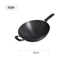 12.5'' Round Bottom Aluminium Wok Pan