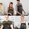 Canvas Apron Men's Catering Kitchen Coffee Work Apron Flower Shop Korean Style Western Style Work Clothes Women's Belt Pock