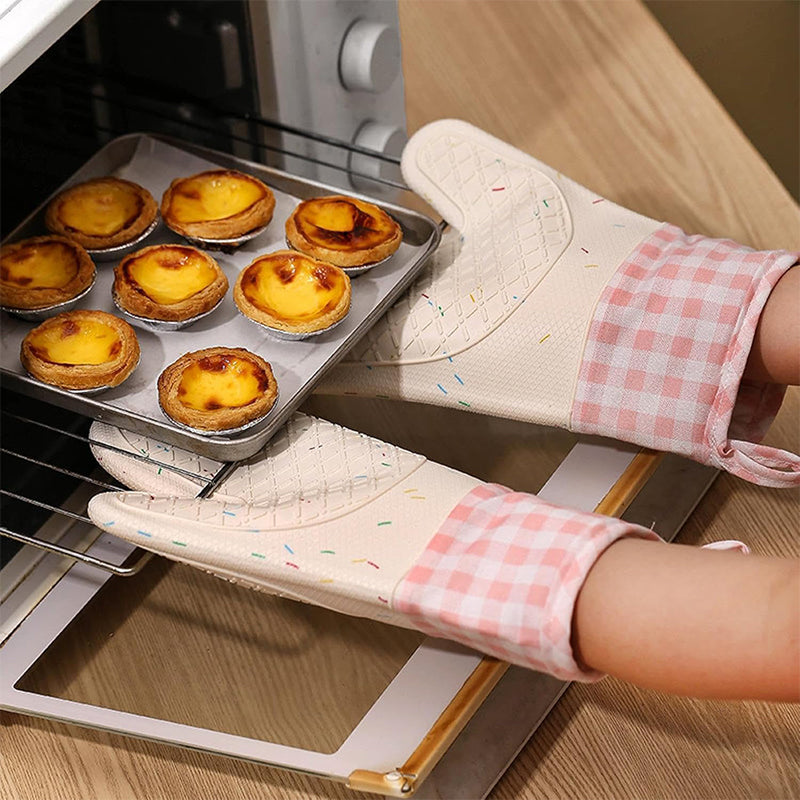 Thickened Oven Insulation Anti-scalding Gloves