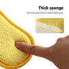 Multipurpose Kitchen Scrub Sponges, Heavy Duty Cleaning Non-Scratch Scrub Sponge, Reusable Microfiber Sponge