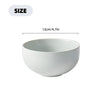 4.7" Ceramic Soup Bowls & Cereal Bowls for Soup, Cereal, Oatmeal, Fruit, Rice - Dishwasher & Microwave Safe, light blue