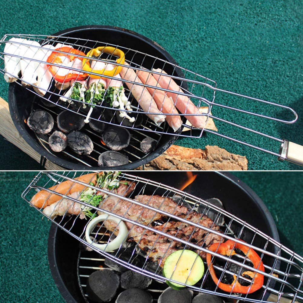 Outdoor Picnic Barbecue Fish Clips