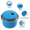 Thermal Lunch Box Stackable Hot Food Insulated Food Container Stainless Steel Round Lunch Box Sealed Food Container