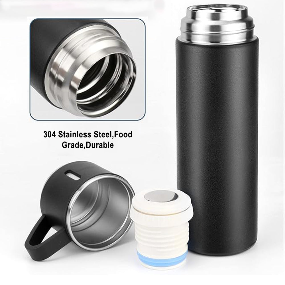 25 pack Stainless Steel Thermo Vacuum Insulated Bottle with Cup for Coffee Hot drink and Cold drink water flask